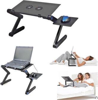 Trade Shop Trade Shop - Mesa Plegable Port&aacute;til Para Port&aacute;til Panel Del Rat&oacute;n Disipador De Calor