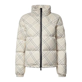 Burberry Ambleside Puffer Jacket - Dames - Jassen - Beige - Maat: M Katoen