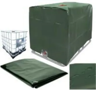 OEM Couvercle Reservoir Ibc - 120 X 100 X 116 Cm - Anti Uv Anti Pluie Anti Poussiere - Pour Cuve 1000 L - Vert