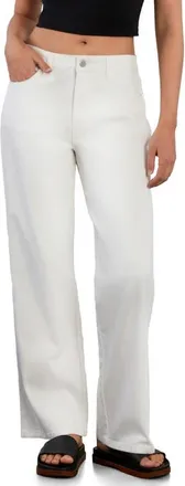HINT OF BLU High Waist Wide Leg Jeans in Star White at Nordstrom, Size 32