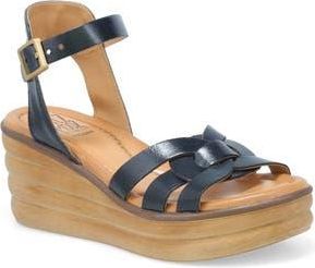 Miz Mooz Ozzie Platform Wedge Sandal in Black at Nordstrom Rack, Size 9.5-10Us / 41Eu
