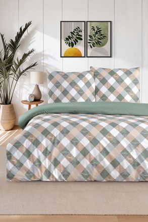 Blanc Avenue Juego de funda de edred&oacute;n 200x200 cm+ 2 FA 65x65 cm 100% algod&oacute;n