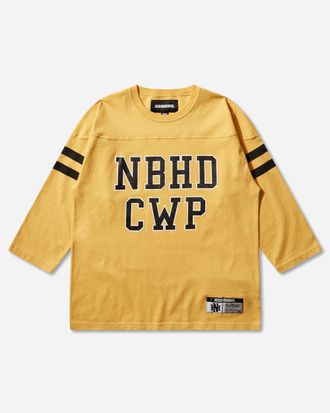 Neighborhood Men s Football Longsleeve Shirt Yellow