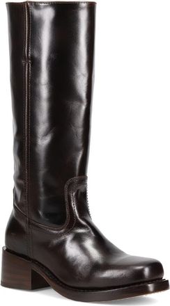 Frye Campus Knee High Boot in Bourbon at Nordstrom, Size 7.5 Regular Calf