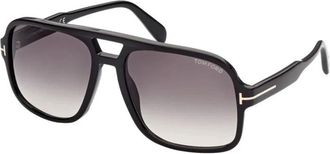 Tom Ford Falconer-02 Zonnebrillen - unisex - Zonnebrillen - Zwart - 60 MM - Accessoires