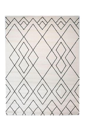 AFK Living Alfombra f&aacute;cil de mantener beige 200 x 275 cm
