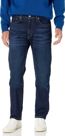 Levi's Mens 505 Regular Fit Jeans In Nail Loop Knot-Dark Indigo