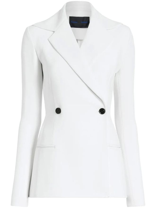 Marine blazer - White