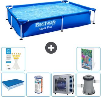 Bestway Piscina Bestway Steel Pro Rectangular - 221x150x43 Cm - 7-piezas S29