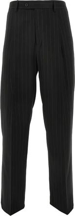 Mars&eacute;m Pantaloni gessati - Nero