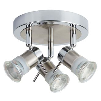 Searchlight Lampada Da Soffitto A Led Apparecchio DIlluminazione DArgento Cromato Corridoio Ufficio Camera Da Letto Soggiorno Illuminazione