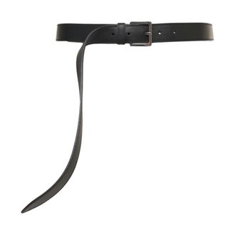 Orciani Belts, male, Black, Size: 90 CM Classic Leather Belt Nero Aw25