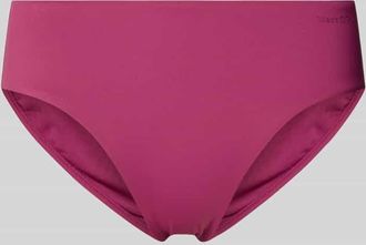 Marc O'Polo Bikini-Hose mit Label-Detail in Pink, Gr&ouml;&szlig;e XL