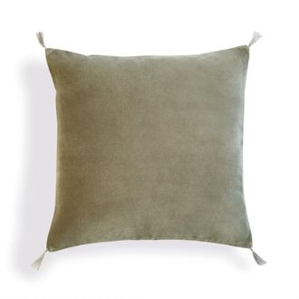 Febronie Coj&iacute;n algod&oacute;n 50x50verde caqui