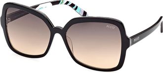 Pucci Emilio Pucci EP0192 01B Womens Sunglasses Black Size 60