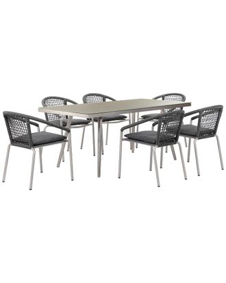 Pangea Home Chelsea 7Pc Dining Set