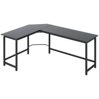 Vinsetto Vinsetto - Mesa De Ordenador Oficina Hogar Escritorio Pc Forma L 168x120x75cm Marco Metal