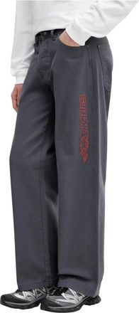 Dickies Nashport Double Knee Baggy Canvas Broeken - Heren - Wijde Broeken - Grijs - W31 - Katoen - Broeken