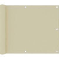 OEM Biombo Para Balc&oacute;n, Color Crema, 75 X 500 Cm, Tela Oxford - Crezuo
