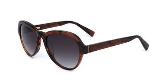 Derek Lam Logan BWNST Mens Sunglasses Brown Size 52