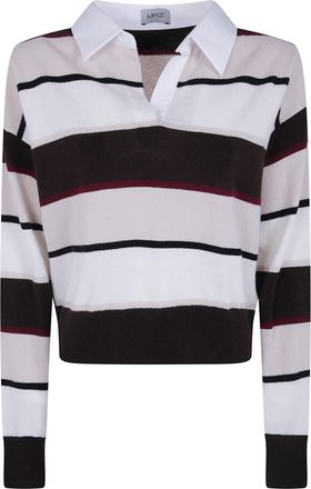 MRZ Sweater Long Sleeves Oversized Long Sleeves Polo Neck