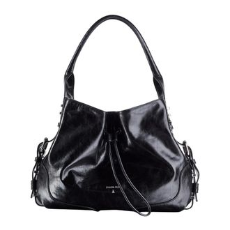 Patrizia Pepe Schoudertas - Dames - Tassen - Zwart - Maat: ONE Size