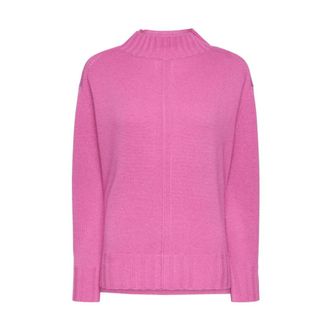Elena Miro Turtleneck Trui - Dames - Coltruien - Roze - M - Wol - Truien & Vesten