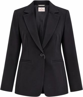 Marella Emmbriose Blazer - Dames - Blazers - Zwart - S - Leer - Jassen