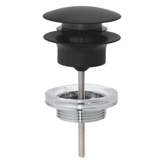 GROHE afvoergarnituur push-up phantom black