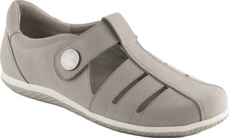 David Tate Optic Flat in Gray Nubuck at Nordstrom Rack, Size 10.5