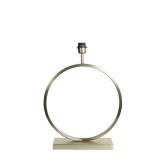 Light & Living L&aacute;mpara De Mesa - Liva - Dorado - Metal - - Light&living