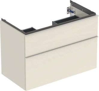 Keramag Keramag - Geberit Icon Mueble Bajo Lavabo, 2 Cajones, 88,8x61,5x47,6 Cm