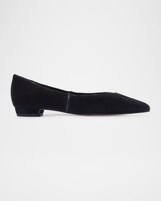 Bernardo Lana Suede Ballet Flats