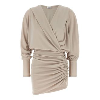 Andamane Grace Hooded Mini Dress - female - Andamane - Short Dresses - Gray - XS - Dresses