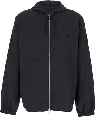 Givenchy 4G Sweatshirt met rits - Heren - Vesten met rits - Zwart - L - Wol - Hoodies & sweatvesten