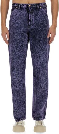 Marni Marbled Effect Jeans-Uomo