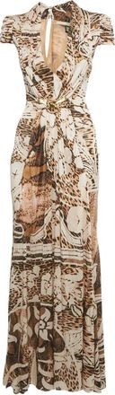 Cavalli Abito lungo plissettato - Toni neutri