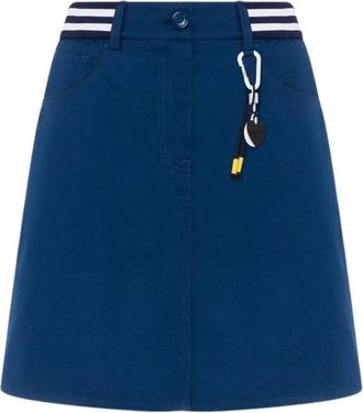 Love Moschino Blue WG F40 80 T 497A Rok - Dames - Korte rokken - Blauw - XS - Rokken