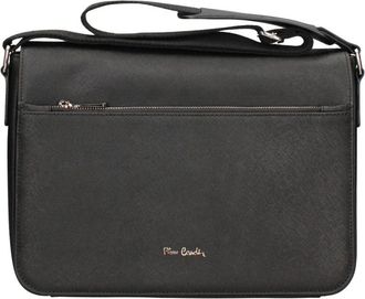 Pierre Cardin Frenzy Schoudertas - Heren - Tassen - Zwart - Maat: ONE Size Katoen
