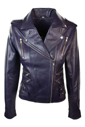 TruClothing Soft Leather Racing Biker Short Jacket