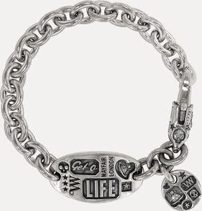Vivienne Westwood Man. Lancelot Bracelet Silver Brass Men