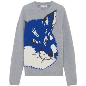 Maison Kitsun&eacute; Uomo, Maglie, Grigio, L, new