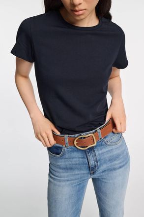 Dorothee Schumacher All Time Favorites O-Neck T-Shirt In True Navy
