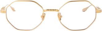 Valentino Garavani V-Stud Brillen - Dames - Brillen - Geel - 52 MM - Accessoires