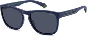 Polaroid Stijlvolle zonnebril met Rct/C3 kleur - unisex - Zonnebrillen - Blauw - 57 MM - Accessoires