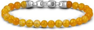 Vincero Spiritual Bead Birthstone Bracelet in November /Citrine at Nordstrom, Size 7.5