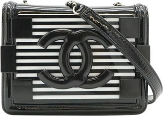 Chanel Pre-owned Borsa a Spalla in Pelle e Plastica Lego Boy - - Pre-owned - Donna - Nero - ONE SIZE