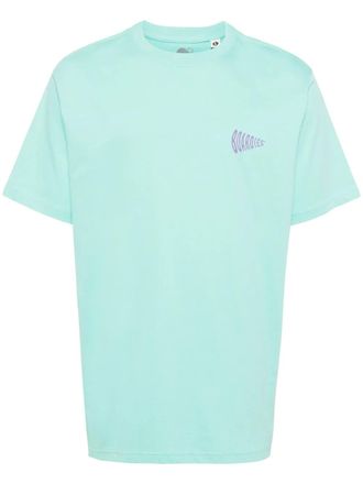 Boardies logo-print cotton T-shirt - men - Cotton - L - Green