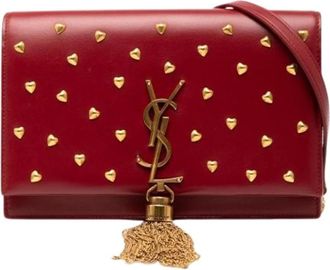 Saint Laurent Pre-owned Cross Body Bags, female, Red, Size: ONE SIZE Pre-owned Cross Body Bag