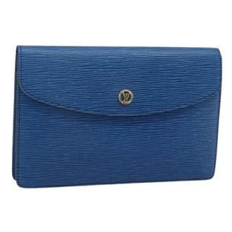 Louis Vuitton Pre-owned Epi Leather Clutch - - Pre-owned - Donna - Blu - ONE SIZE